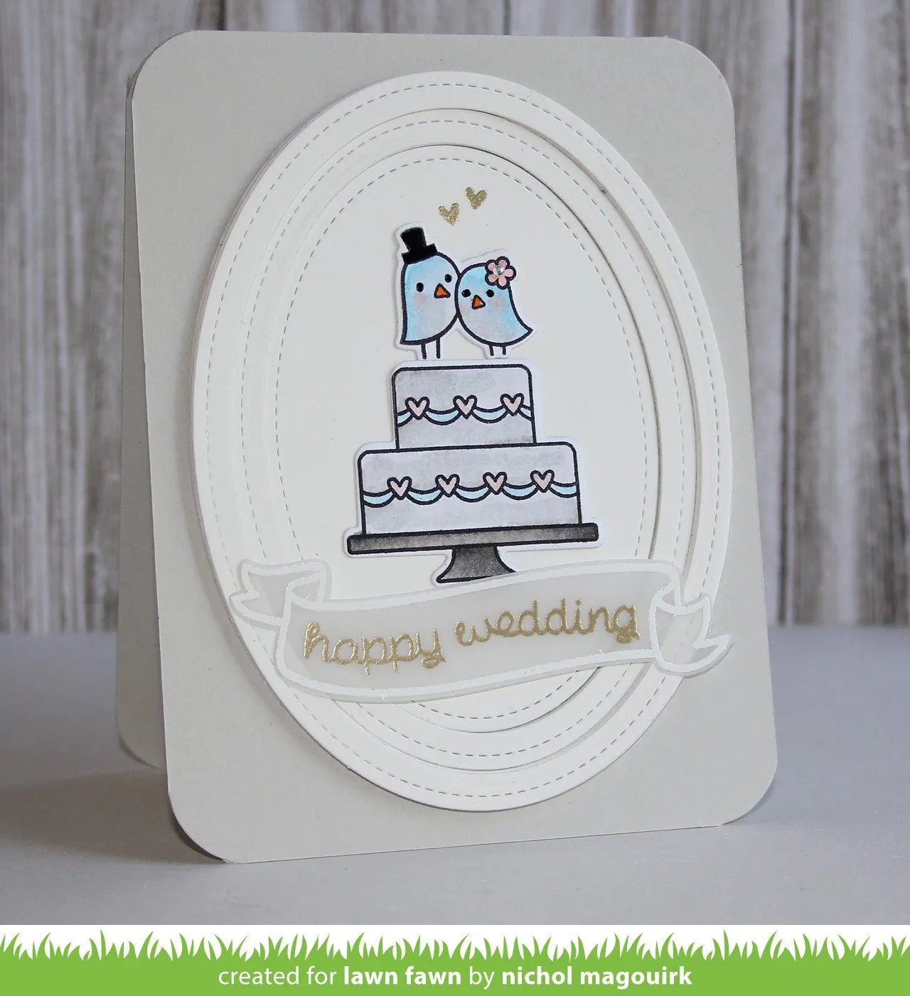 Lawn Fawn Happy Wedding LF887 Clear Stamps 25-teilig