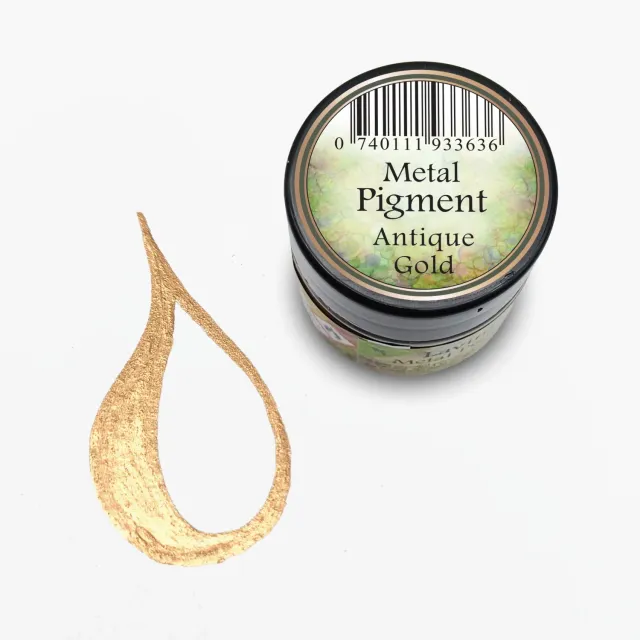 Lavinia-Stamps Metal Pigment Antique Gold Stempelfarbe 30ml metallic