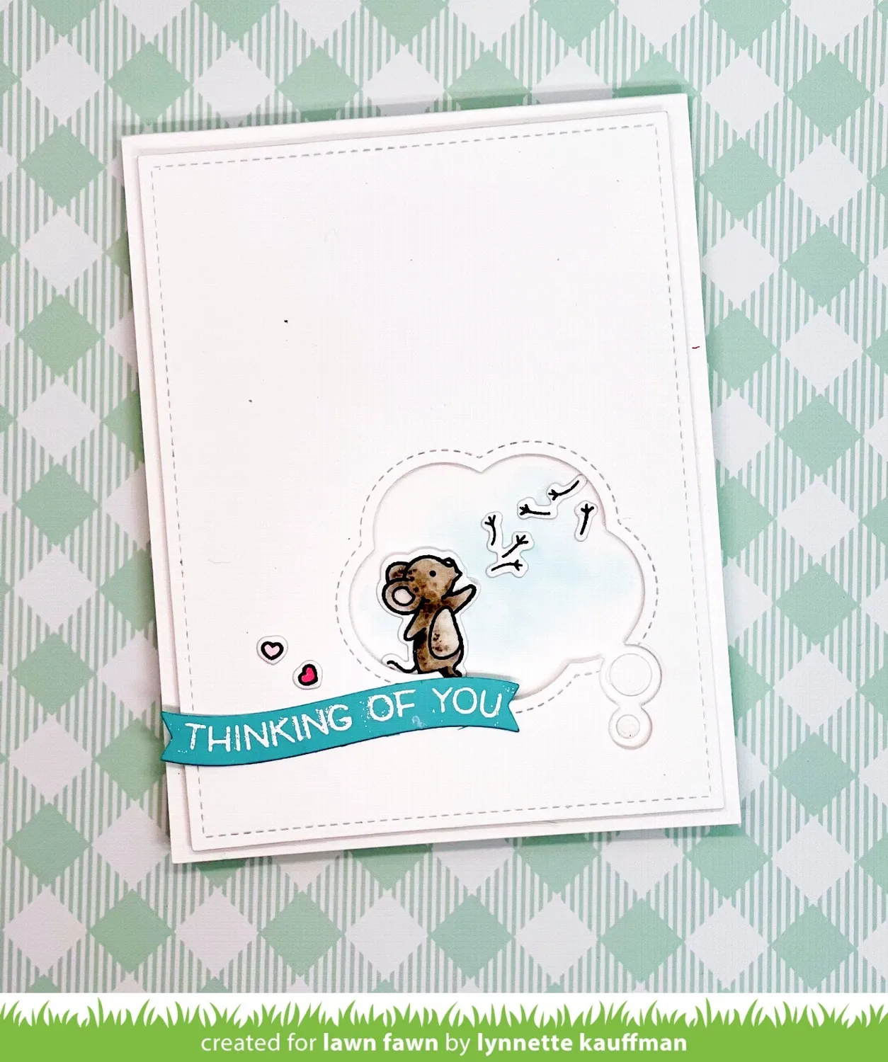 Lawn Fawn Dandy Day Clear Stamps Mäuse Pusteblume