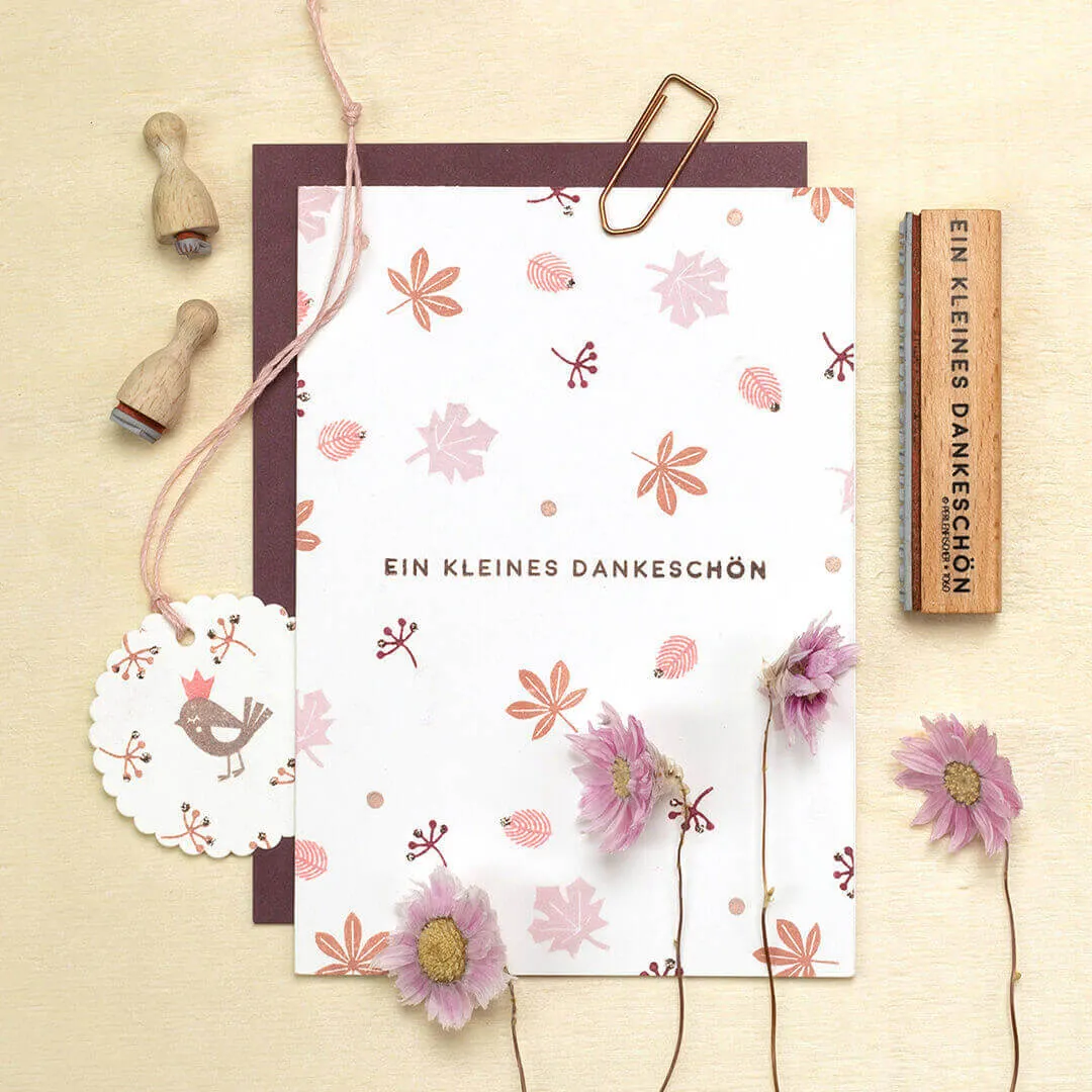 Perlenfischer Stempel Fünf Knospen mini 9 mm