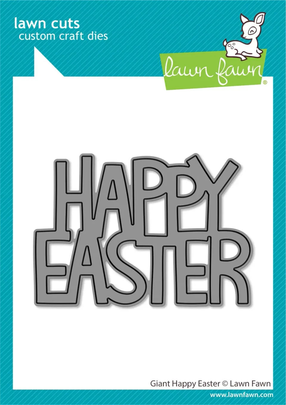 Lawn Fawn Lawn Cuts Giant Happy Easter Stanzen Ostern