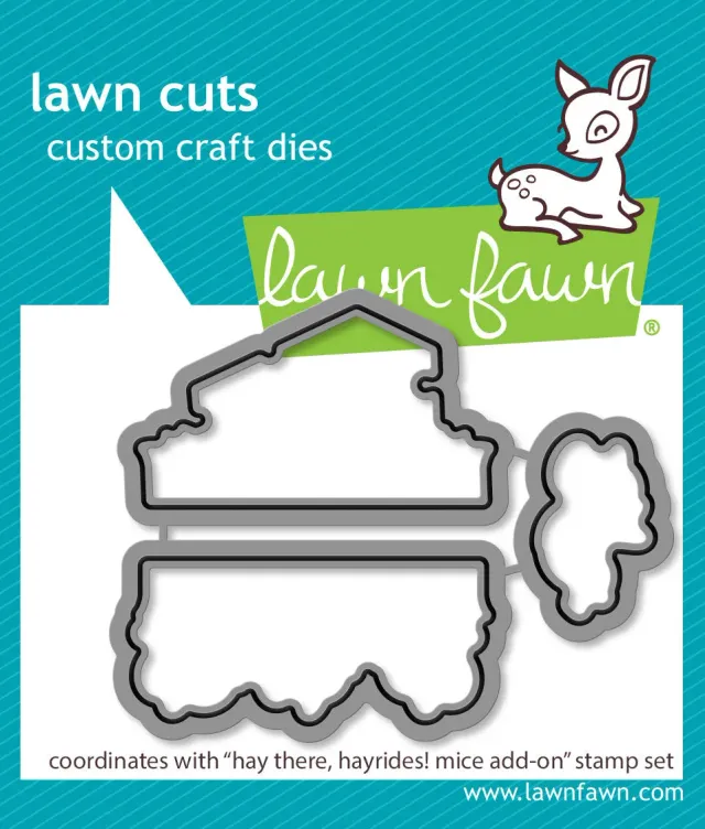 Lawn Fawn Hay There Hayrides Mice Add-On Stanzschablonen 3-tlg Herbst