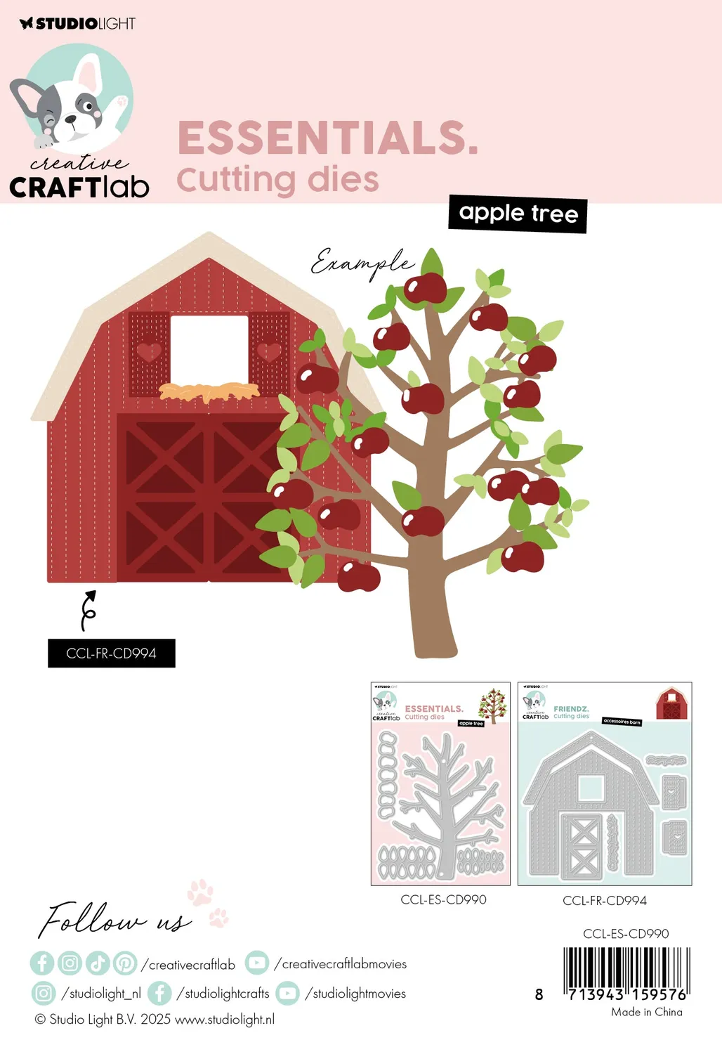 Creative Craftlab Essentials Appletree Stanzschablone Die