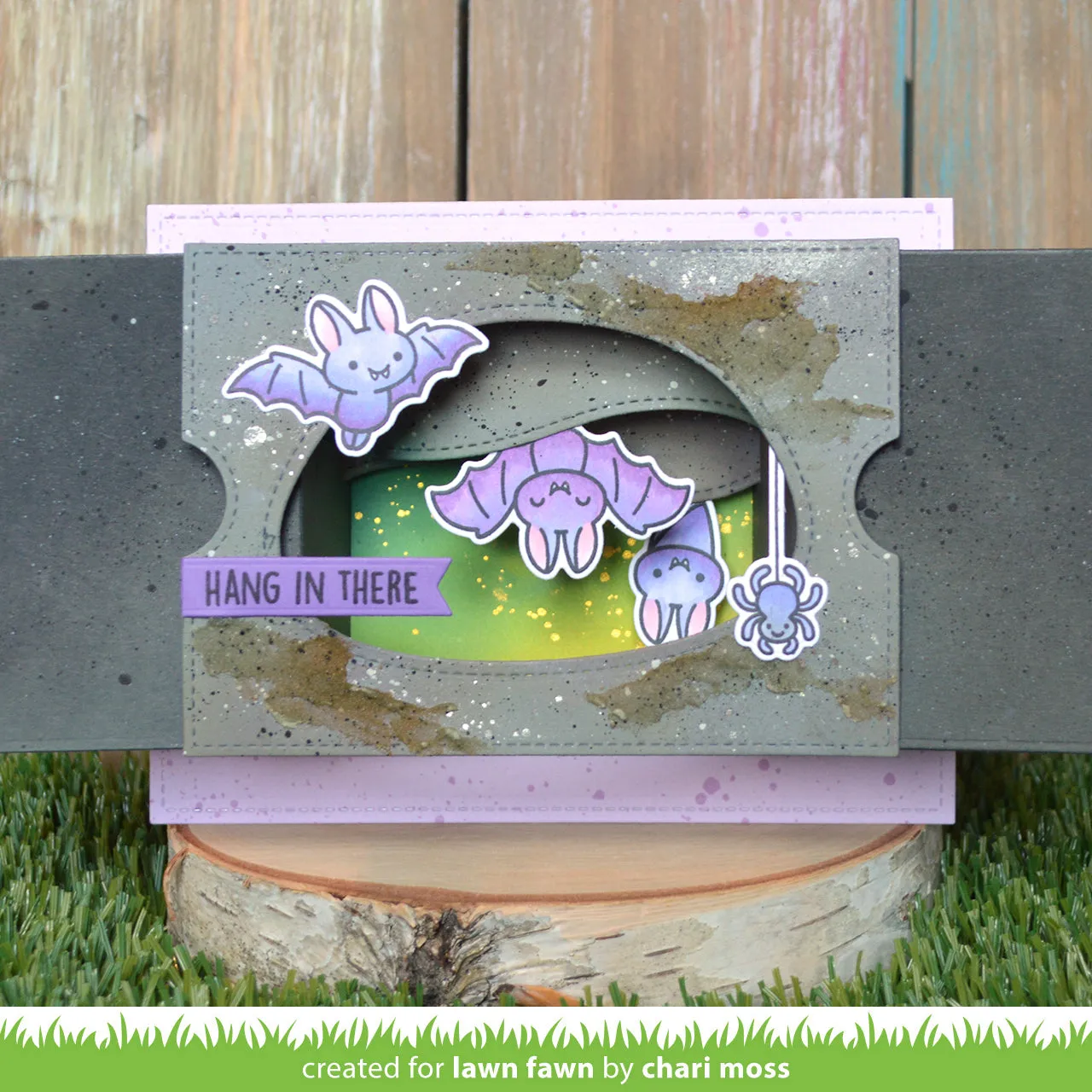 Lawn Fawn Ta-Da Diorama Hillside Inserts Stanzen 2-teilig