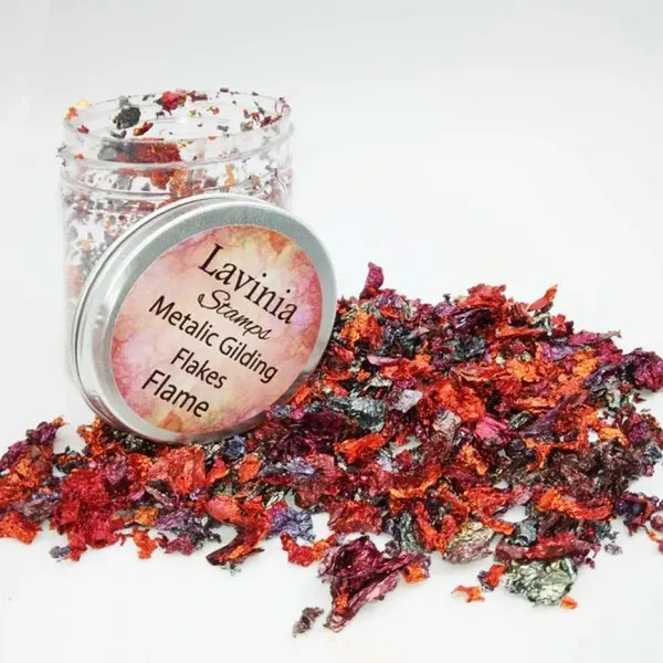 Lavinia Stamps Gilding Flakes Flame Metallicflocken