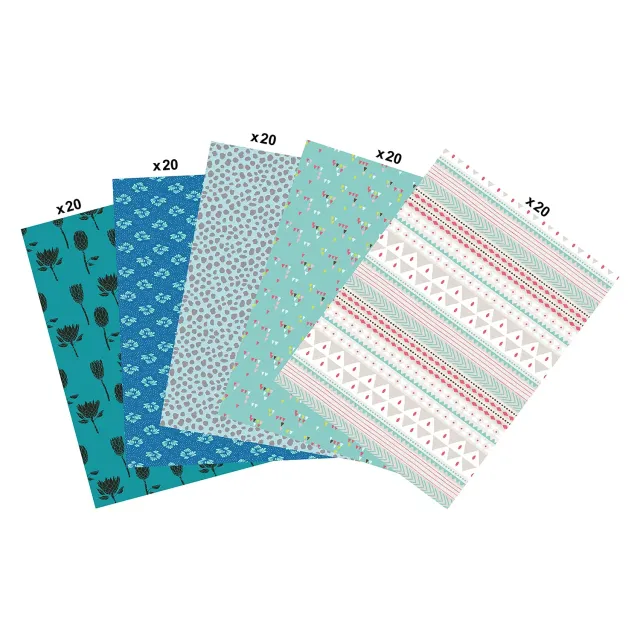 Décopatch Papier Blau 30 x 40 cm 100 Blatt