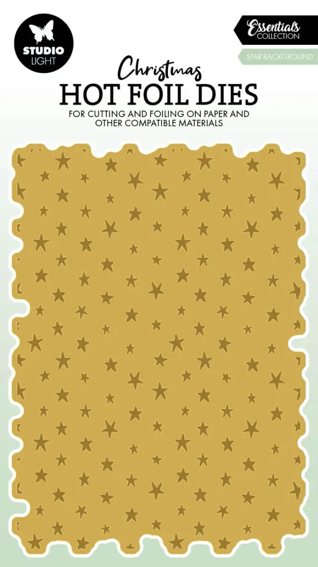 StudioLight Essentials Heißfolienplatte Star Background A6