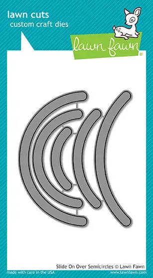 Lawn Fawn Lawn Cuts Slide On Over Semicircles Stanzen 5-teilig interaktiv