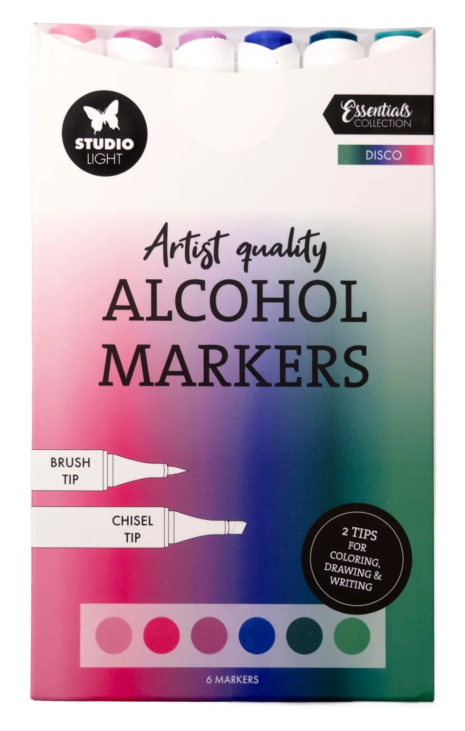 Studio Light Essentials Disco Alkoholmarker 6 Stück