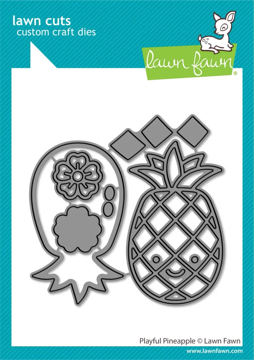 Lawn Fawn Lawn Cuts Playful Pineapple Stanzschablone Sommer