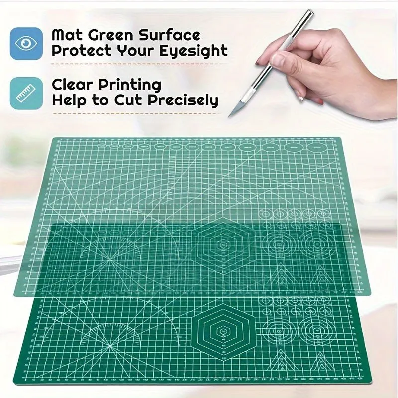 Ieebee A4 Craft Schneidematte Grün Selbstheilend