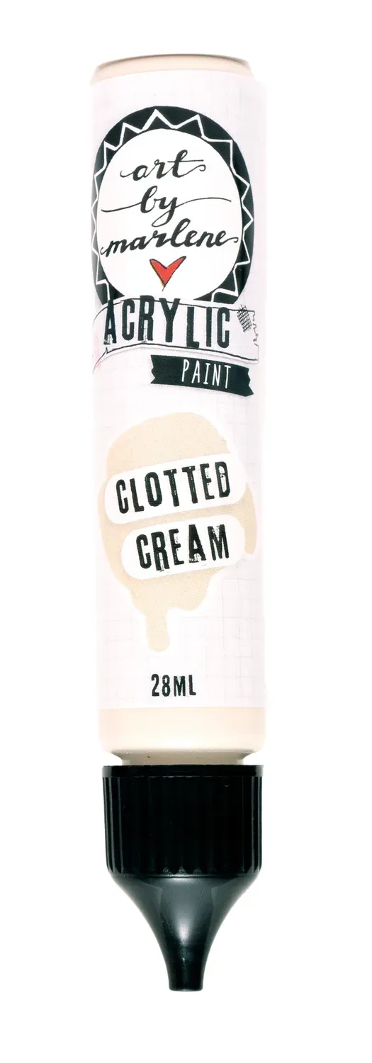 Art by Marlene Essentials Acrylfarbe Clotted Cream 28 ml
