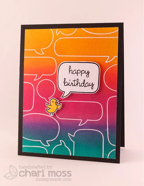 Lawn Fawn Happy Everything Clear Stamps Spruch-Stempelset 24-teilig