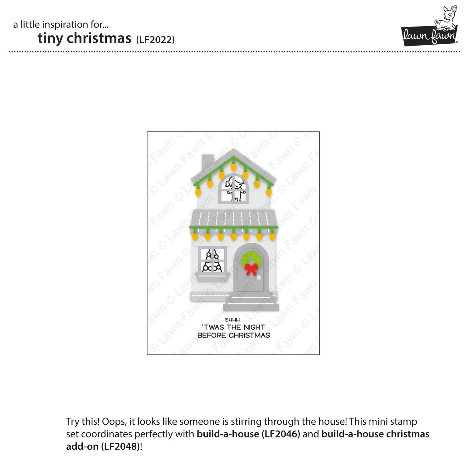 Lawn Fawn Tiny Christmas Clear Stamps Weihnachten Mini