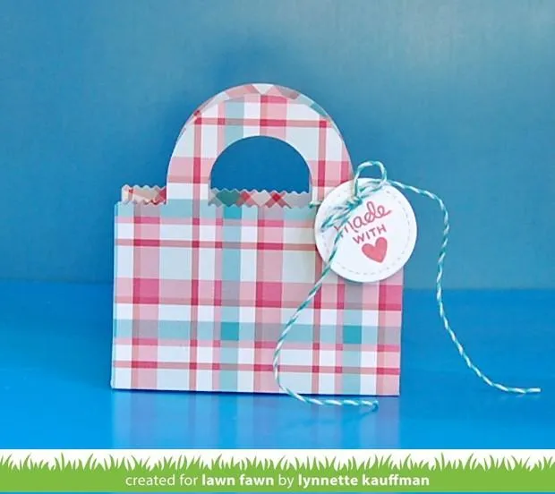 Lawn Fawn Tote Bag Lawn Cuts Stanze Geschenktasche 9cm
