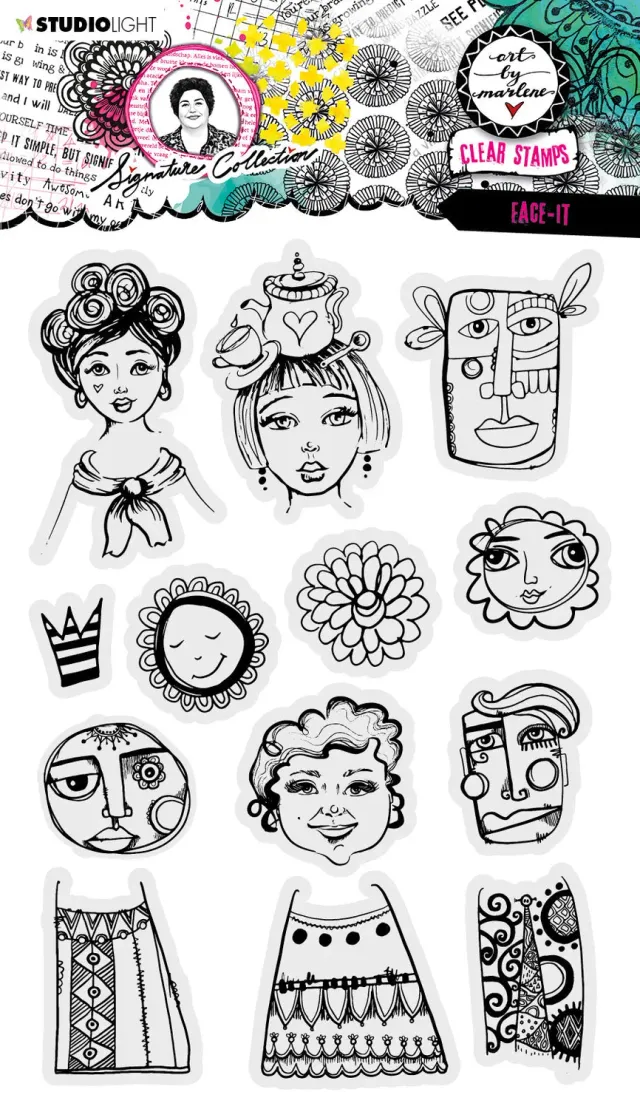 Art by Marlene Signature Face-it Clear Stempel 148x210mm