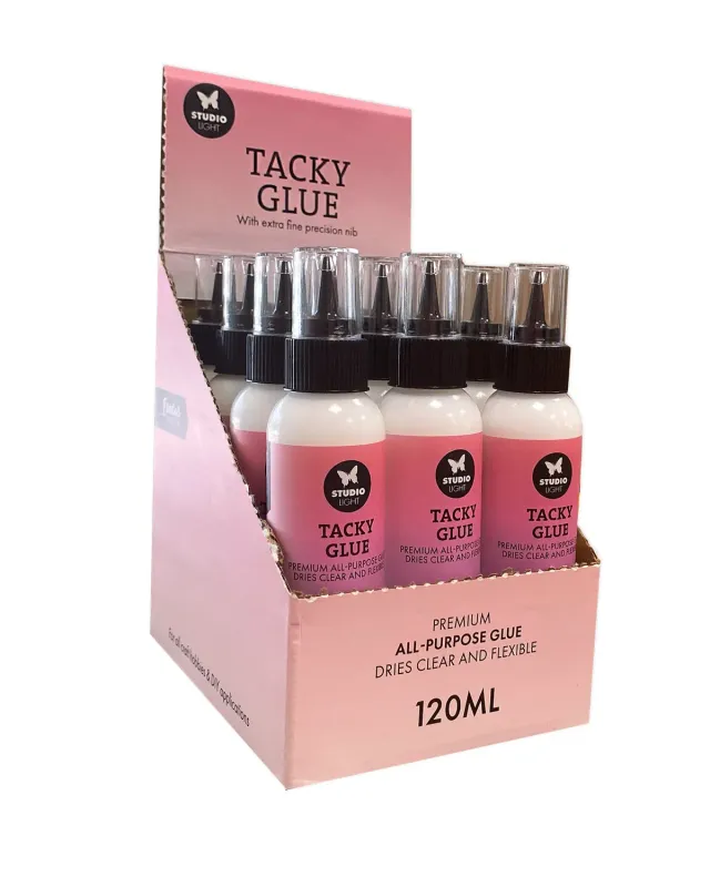 StudioLight Essentials Bastelkleber Tacky Glue 12x120 ml