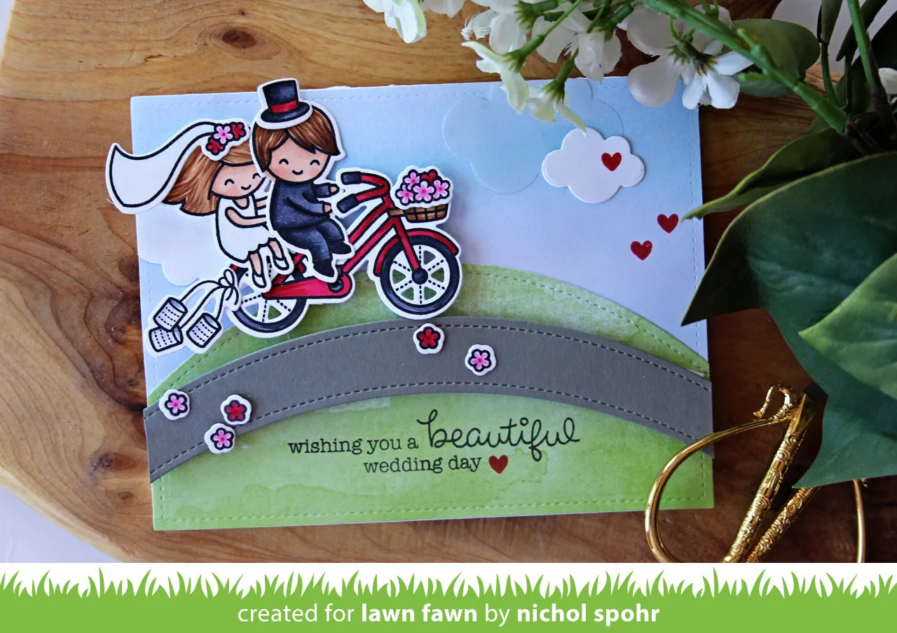 Lawn Fawn Simple Road Border Stanzschablone LF1363 Straße