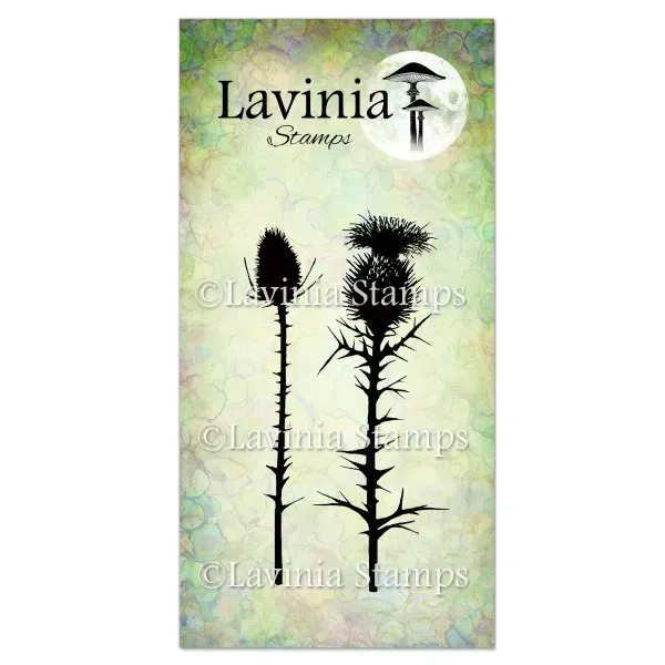 Lavinia-Stamps Thistles Photopolymer-Stempel Distel-Motiv naturnah