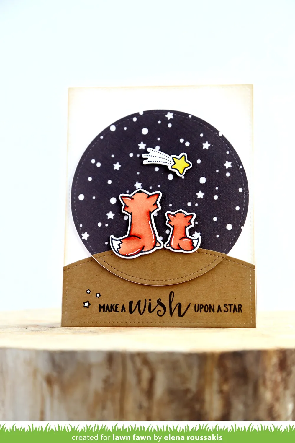 Lawn Fawn Upon a Star LF1407 Stempelset Sterne Tiere