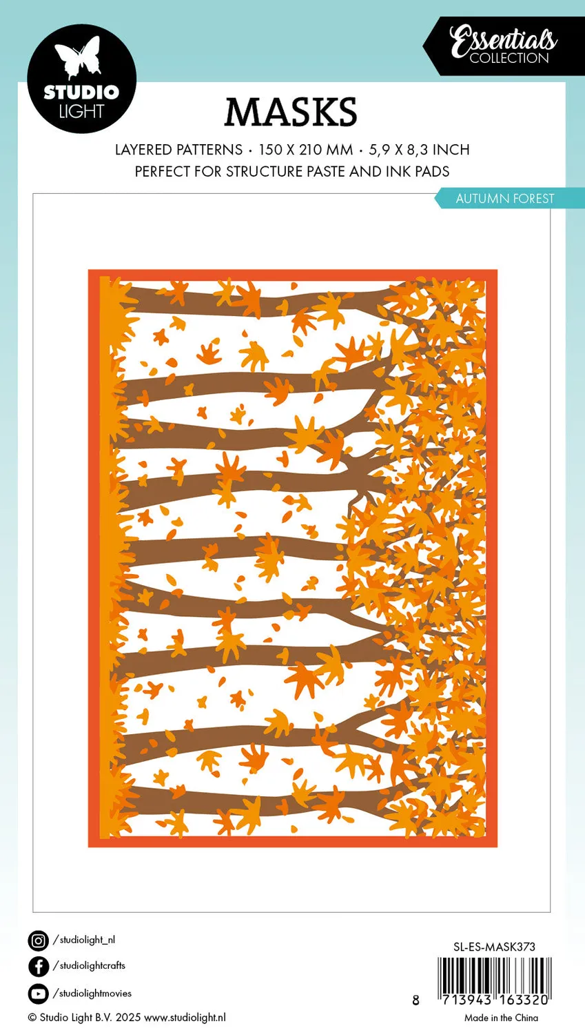 StudioLight Essentials Mask Schablone Autumn Forest
