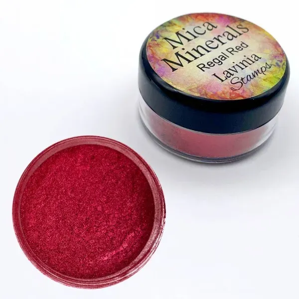 Lavinia Stamps Mica Minerals Regal Red Glimmerpulver Rot