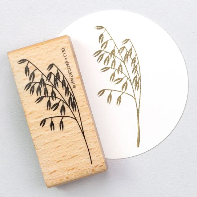 Perlenfischer Wild Oat Stempel 24x61 mm Gräser