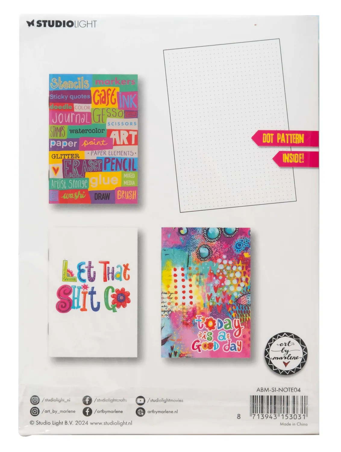 Art by Marlene Signature Bullet Journal A5 3er-Pack