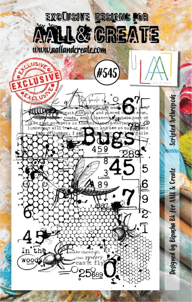 AALL and Create #545 Scripted Arthropods Stempel A7 Insekten