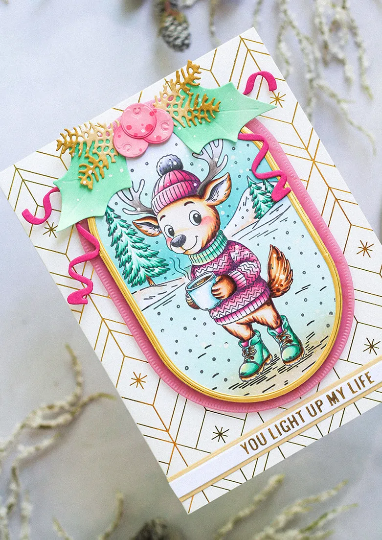 StudioLight Essentials Cozy Deer Clear Stamp