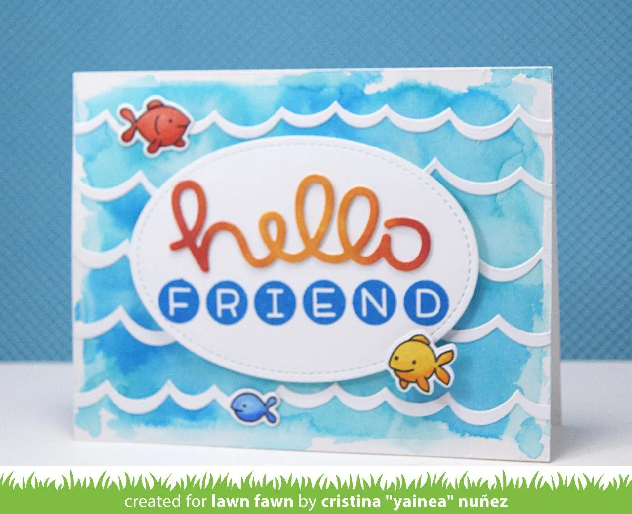 Lawn Fawn Owen's ABCs LF901 Stempelset Bubble-Alphabet 40-teilig