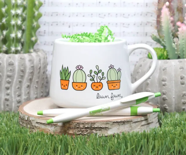 Lawn Fawn Cute Cactus Tasse 16oz Keramik mit Stiften