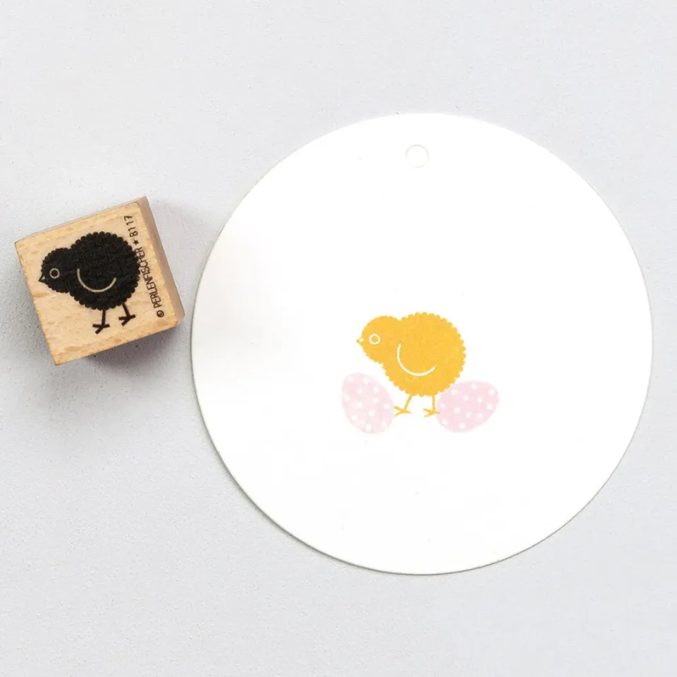 Perlenfischer Küken 2 Stempel 17x18 mm Ostern