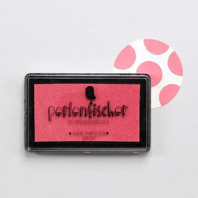 Perlenfischer Flamingo Groß Stempelkissen Pigment