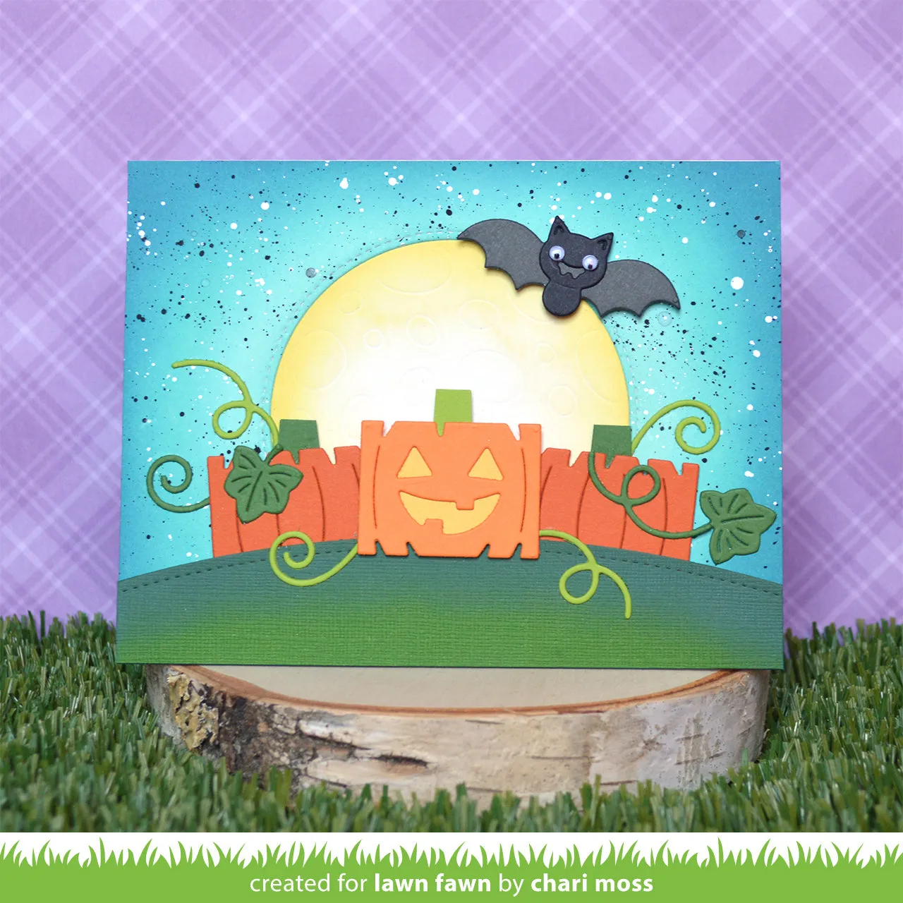 Lawn Fawn Tiny Gift Box Jack-O-Lantern Stanze