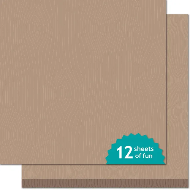Lawn Fawn Coffee Table Motivpapier 12x12 Holz 12 Blatt