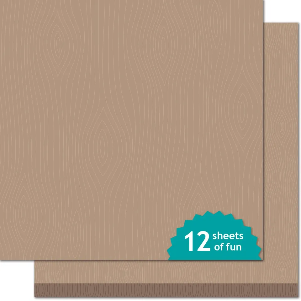 Lawn Fawn Coffee Table Motivpapier 12x12 Holz 12 Blatt