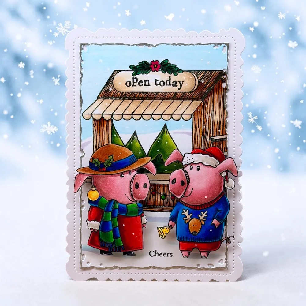 AALL and Create TP-1390 Lovely Things Stempelset A6 Weihnacht