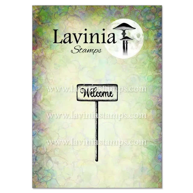 Lavinia Stamps Welcome Stempel Schriftzug Photopolymer