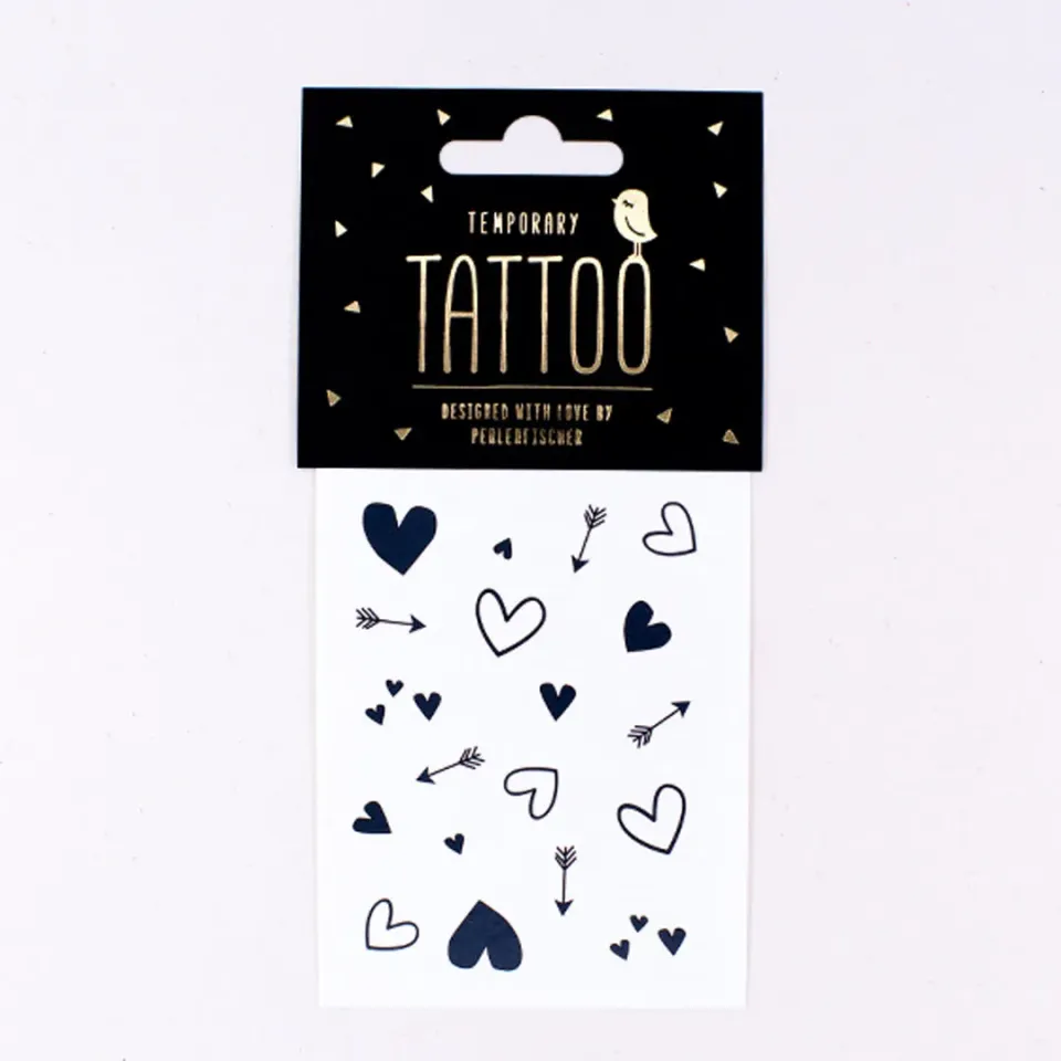 Perlenfischer Herzensammlung Tattoo temporär
