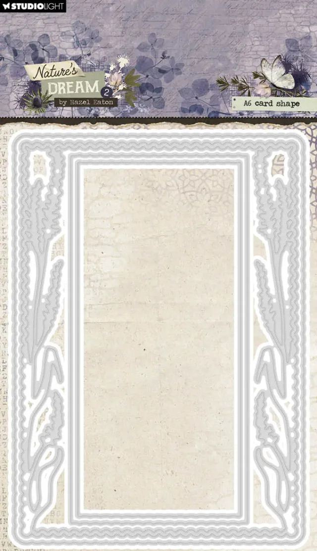 Hazel Eaton Nature's Dream 2 A6 Cardshape Stanzschablone