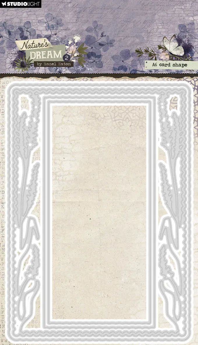 Hazel Eaton Nature's Dream 2 A6 Cardshape Stanzschablone