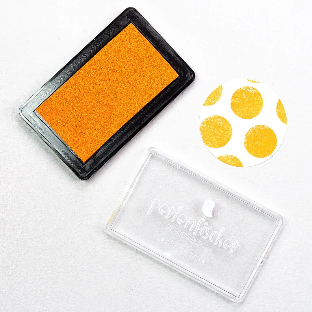 Perlenfischer Orange Stempelkissen groß 7,3x4 cm