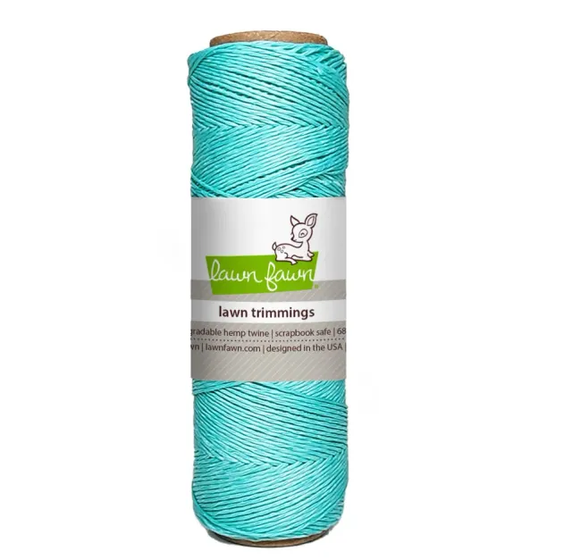 Lawn Fawn Hemp Twine Garn Türkis 62m