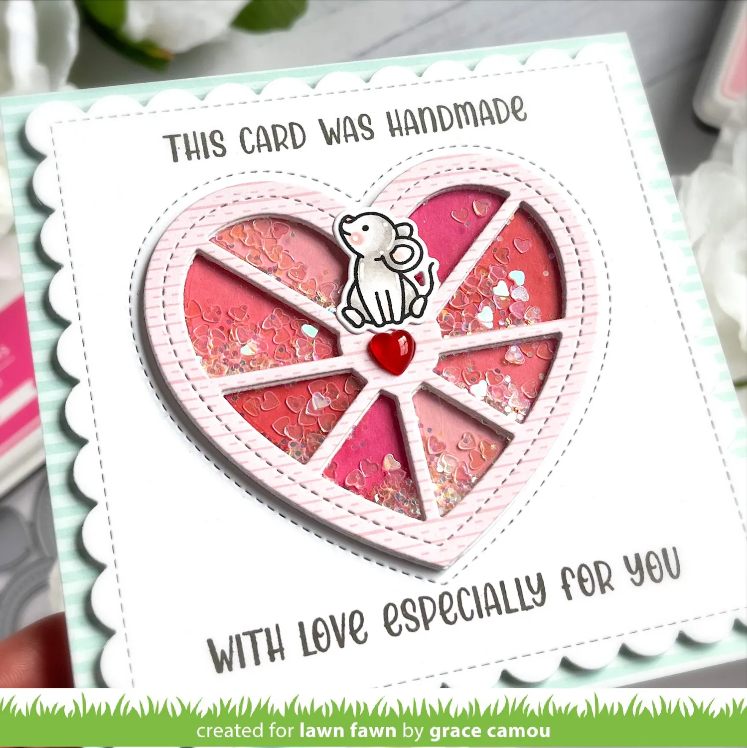 Lawn Fawn Henry's Build-a-Sentiment Made for You Stempel