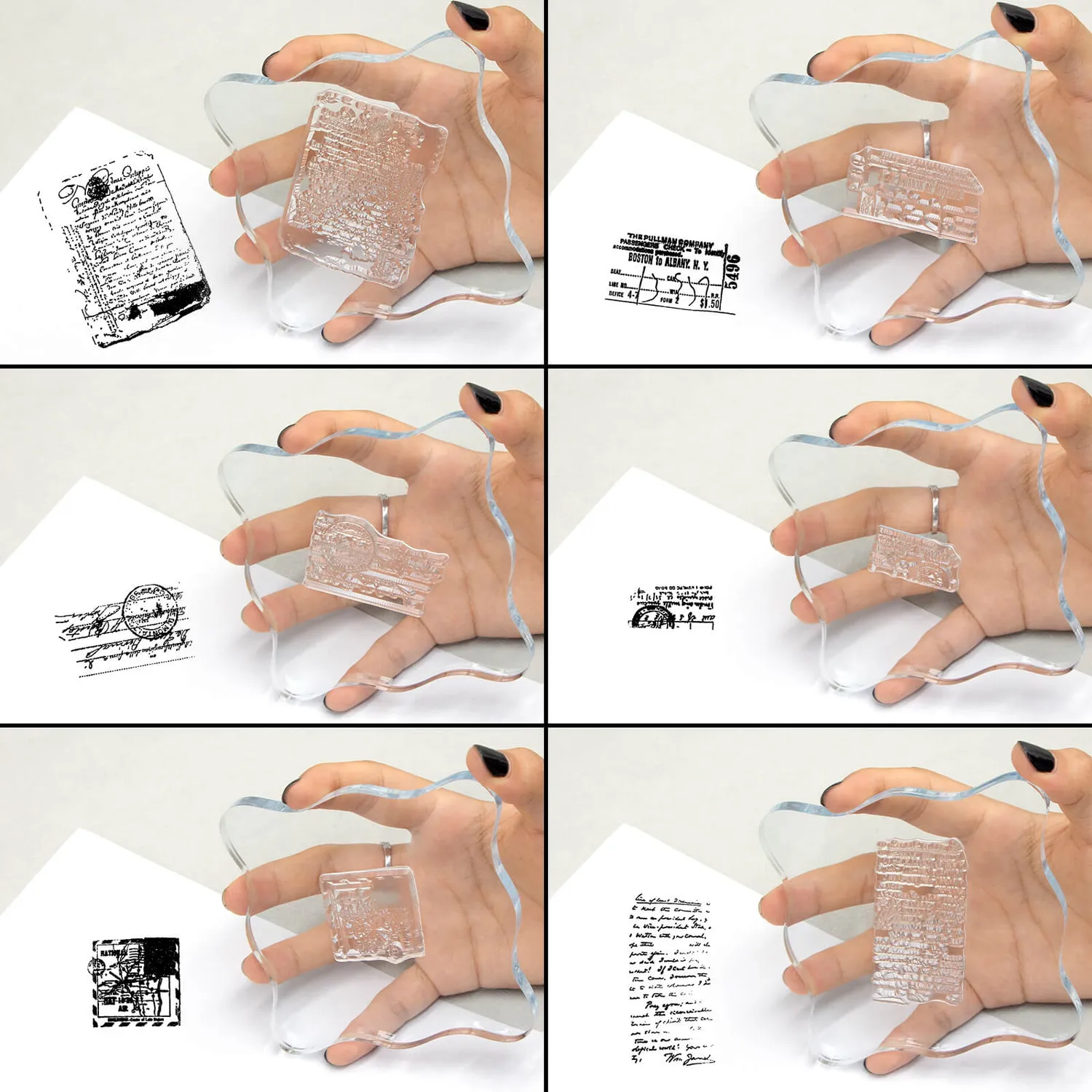 Ieebee A Handwritten Letter Silikonstempel Brief