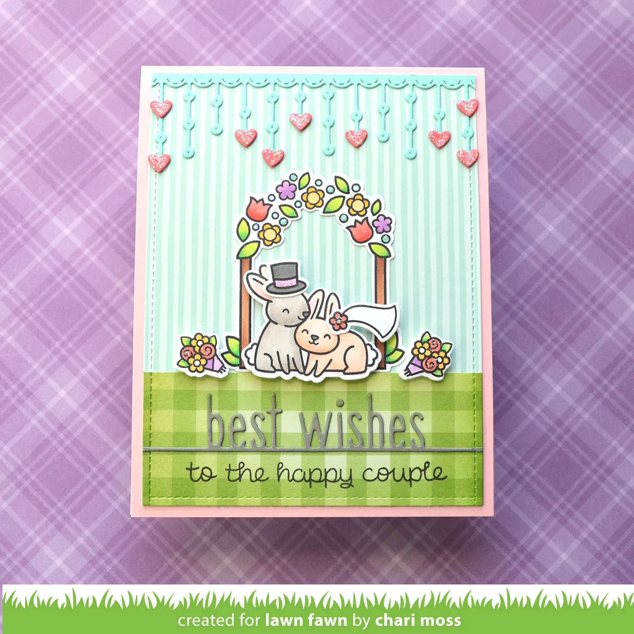 Lawn Fawn Happy Couples Clear Stamps Hochzeitstiere