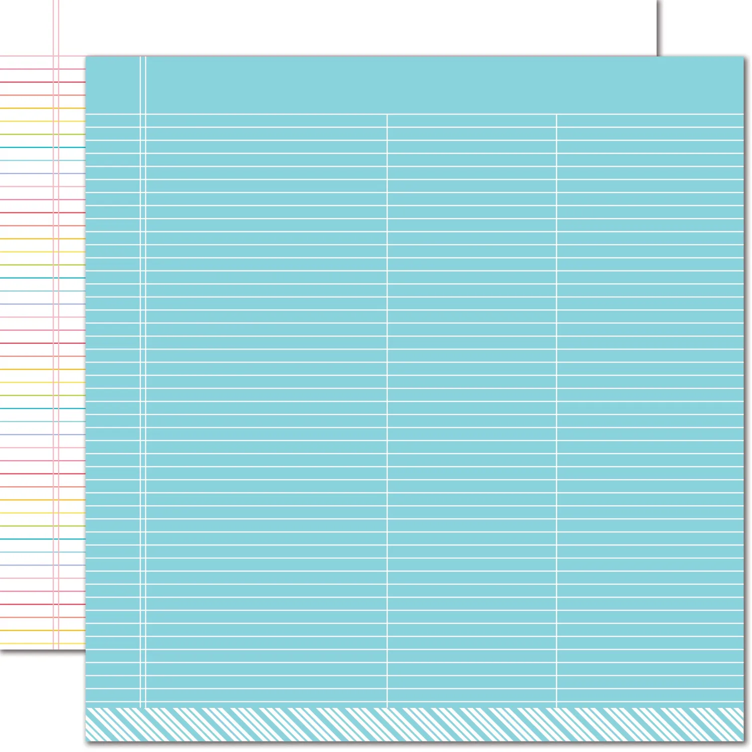 Lawn Fawn True Blue LF1651 Designpapier 12 Bogen