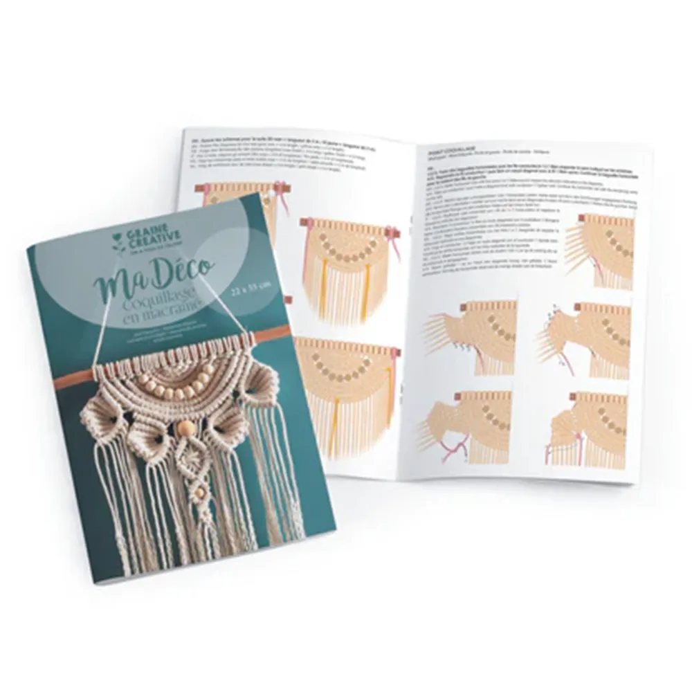 Lavinia-Stamps Shell Pattern Makramee-Set Knüpfset Muschel