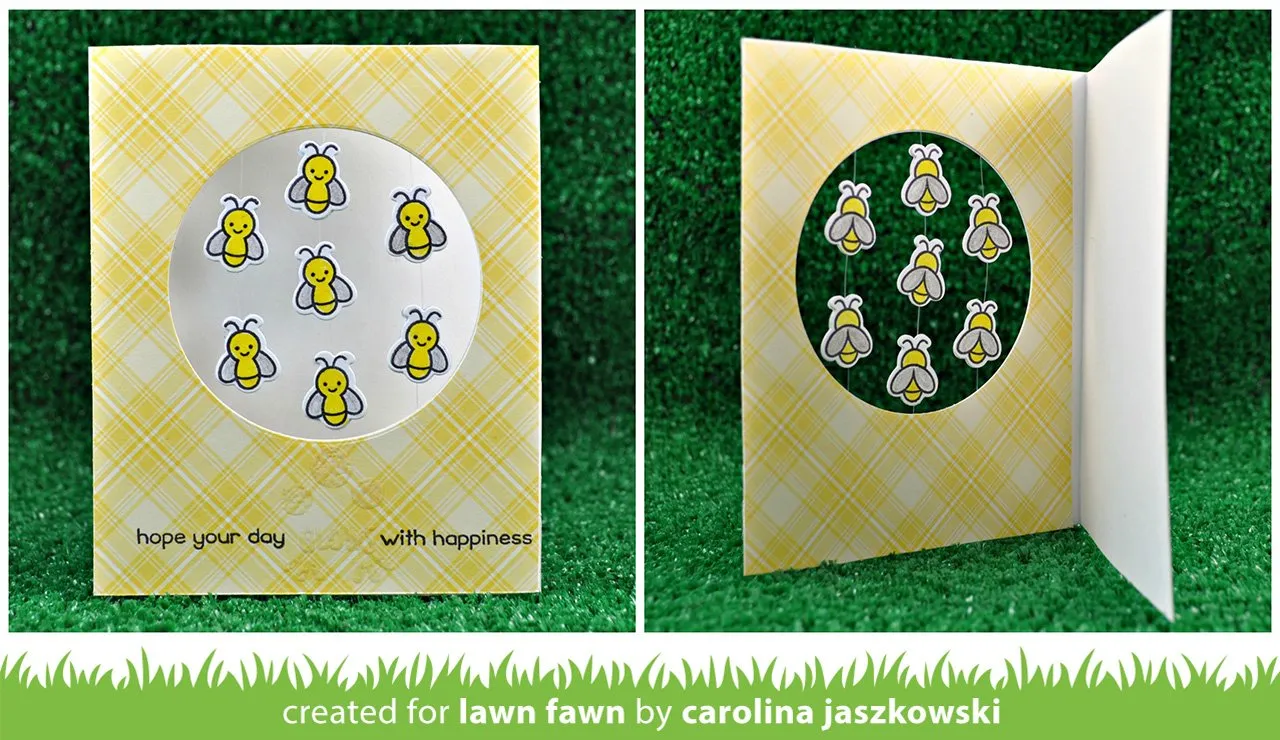 Lawn Fawn Little Fireflies Clear Stamps Glühwürmchen Mini